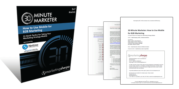 30-Minute Marketer: How to Use Mobile for B2B Marketing